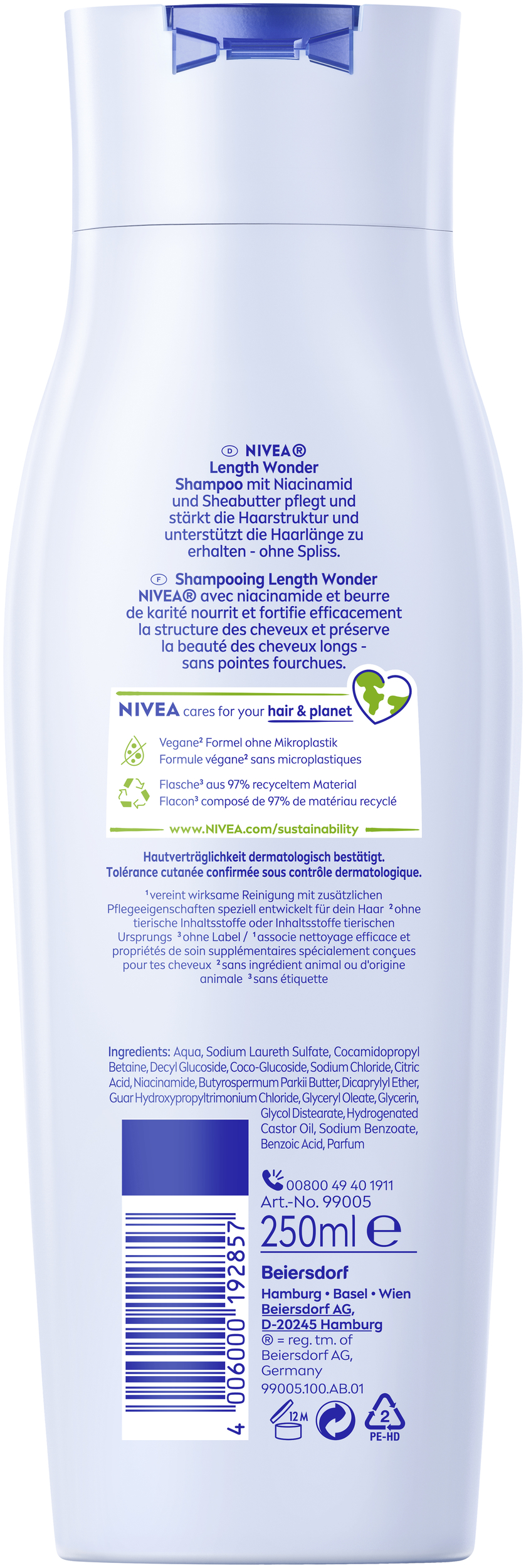 NIVEA Length Wonder Inhaltsstoffe